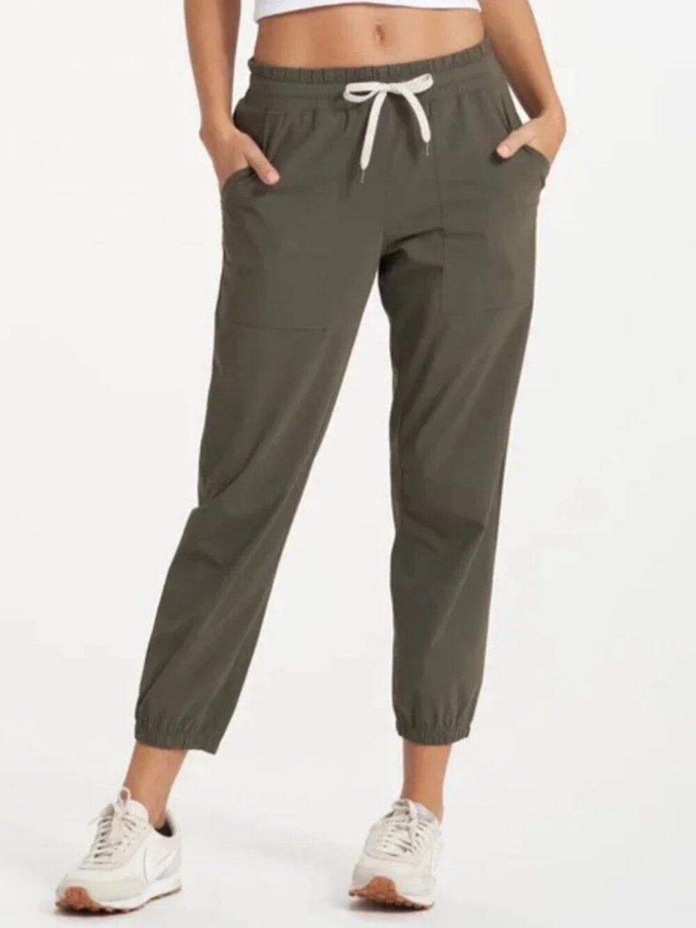 Vuori Women XS Weekend Jogger Pant Oregano Green Athleisure Active Performance